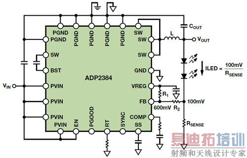 ��ѹ�������������ܿɵ���LED������