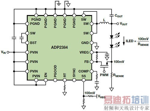 ��ѹ�������������ܿɵ���LED������