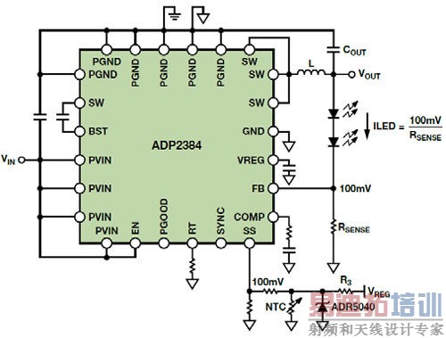 ��ѹ�������������ܿɵ���LED������