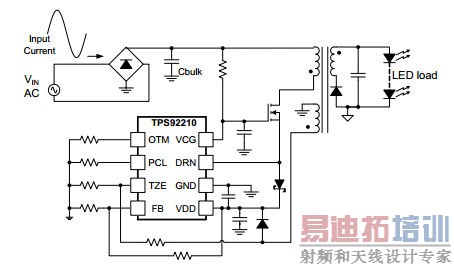 基于TRIAC调光的7W单级PFC LED照明设计