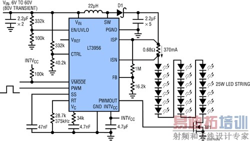 ͼ1��Ч�ʴ�94%��25W�׹�LED��ǰ����������