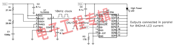 �ͳɱ�555��ʱ��ȡ��΢��������LED�������Ŀ���