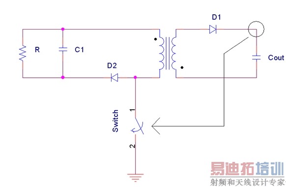 图1 反激变换器原理图