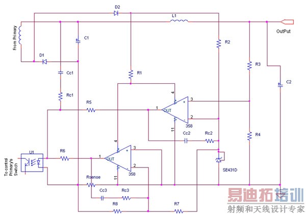 图3 两个385和SE431D组成的恒流、恒压控制电路