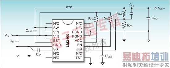 ͼ3������FCIC��COT��ѹ��ѹ�����͵�Ӧ�õ�·