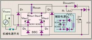 ͼ2������BSCR��ǰ�˵�Դ��