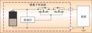 图4:电池内电量测量和保护电路。