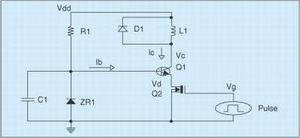 图5:射极开关控制示原理。