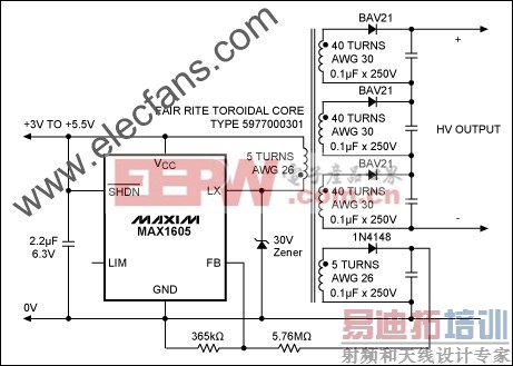 �ߵ�ѹ���繦�ܵĵ�оƬ www.elecfans.com