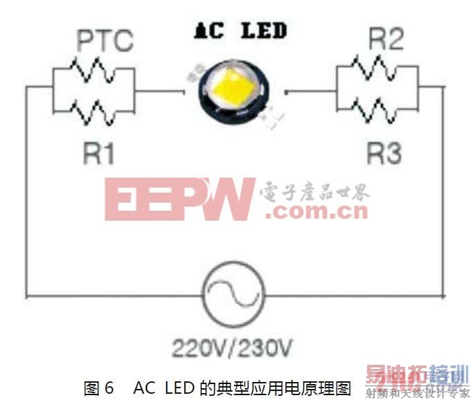 AC LED�ĵ���Ӧ�õ�ԭ��ͼ