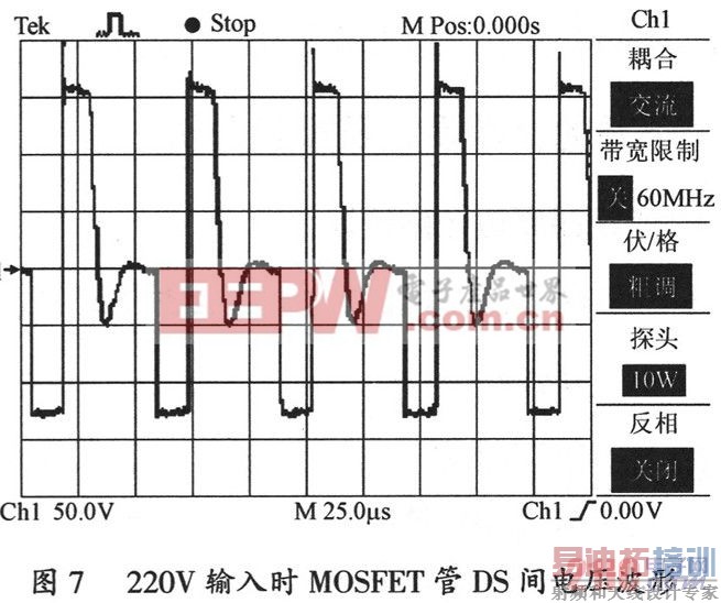 220V����ʱMOSFET��DS���ѹ����