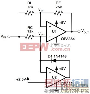 单电源高精度整流器