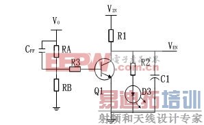 含指示灯的短路保护电路