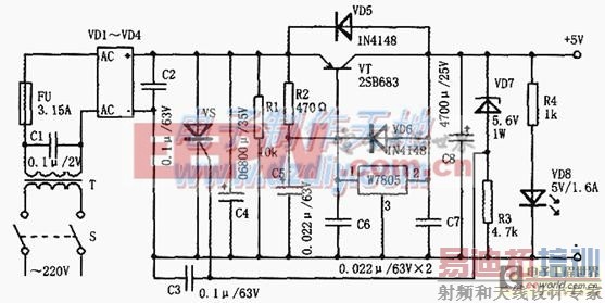���������ܵ�5V��ѹ��Դ