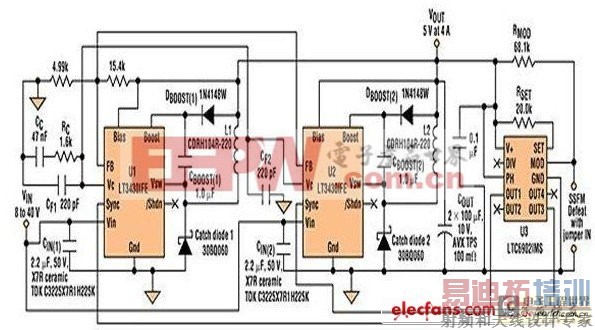 利用并联的转换器倍增最大负载电流