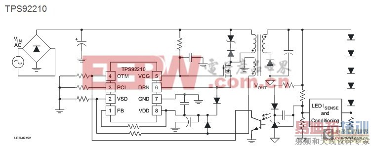 ��������У����LED��������TPS92210