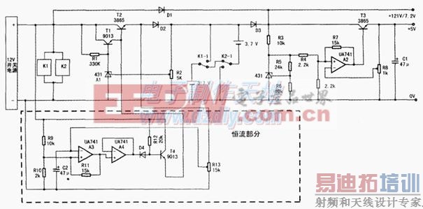 Ϊ���ƽ����/��������С�豸��������ϵ�Դ��·ͼUninterruptible power supply