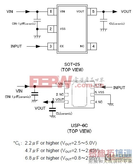 XC6222ϵ�е�·��ͼ