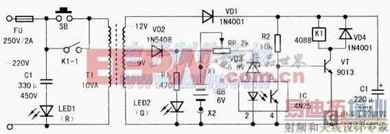 简单易制的自动充电
