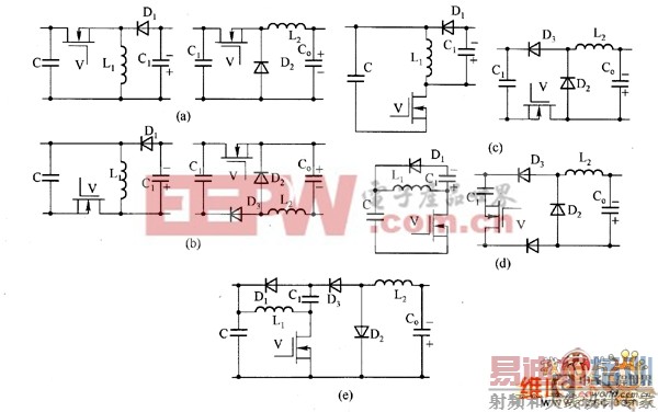Buck-Boast电路与Buck电路级联的演化过程