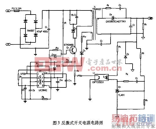 单端反激式开关电源研究与设计 www.21ic.com