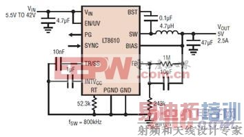 新型汽车设计需要具超低 Iq 的高压同步降压型转换器
