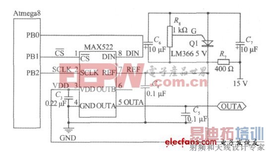 模数转换及稳压电路图