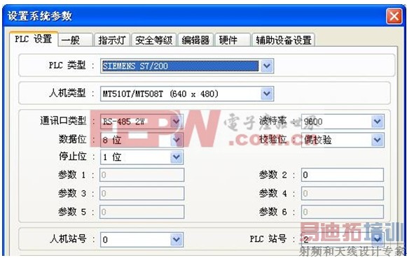 威纶触摸屏 MT510T双串口应用实例