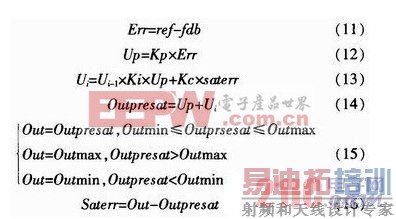DSP芯片中PI调节模块计算过程
