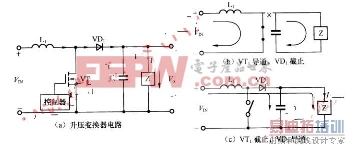 �����ѹ�任��������·���乤��ԭ��ͼ