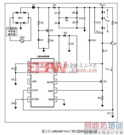 LM3445TRIAC����������Ӧ��ʾ��