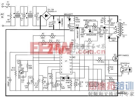 ͼ2��NCL30001 CVCC 90 W��ʾ�������ԭ��ͼ