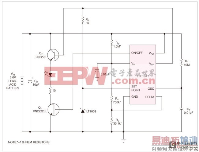 ͼ1�������ص�·�����������ĵ�ص��ܣ�����ͨ���������룬ʵ��5��A�Ĵ������ģ��Լ�30��A�ĵ͵�ѹָʾ���ġ�