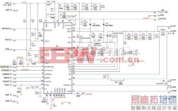DC1666A��ʾ���·ͼ