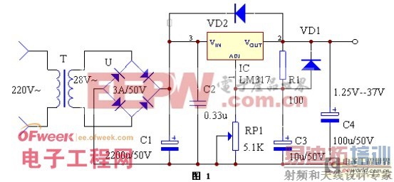 一款可调稳压电源电路设计方案