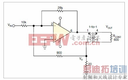 用反馈设定输出阻抗可节省3dB的输出功率
