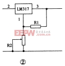 在①脚与地之间接上电阻r2