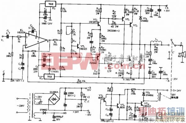 ͼ����ʼ��������������ʽ�Ĺ��ŵ�Դ��·