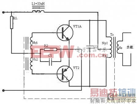 一款电流馈电推挽式逆变电路图设计