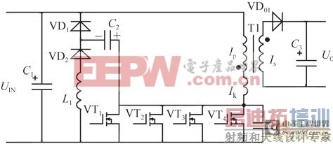 一款单端反激电路在逆变电源中的应用