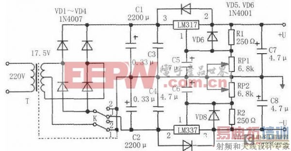 工程师推荐一款两用可变直流稳压电源电路设计