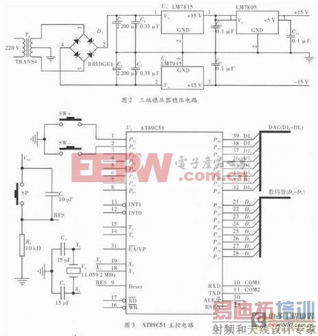 һ�ֻ���AT89C51��������ѹ��Դ��·���ʵ��