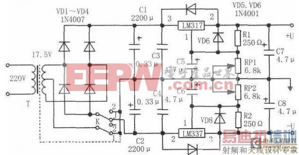 һ�����ÿɱ�ֱ����ѹ��Դ��·������