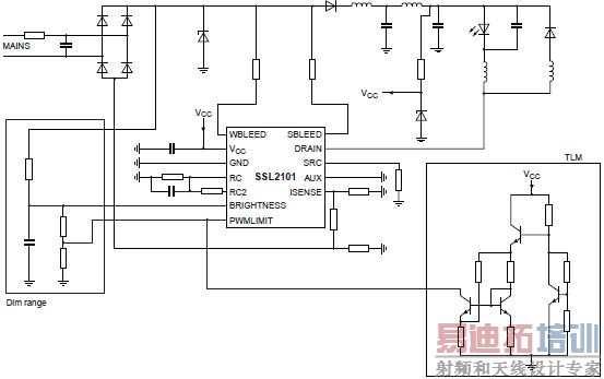 �е����SSL2101������·Ӧ��ͼ