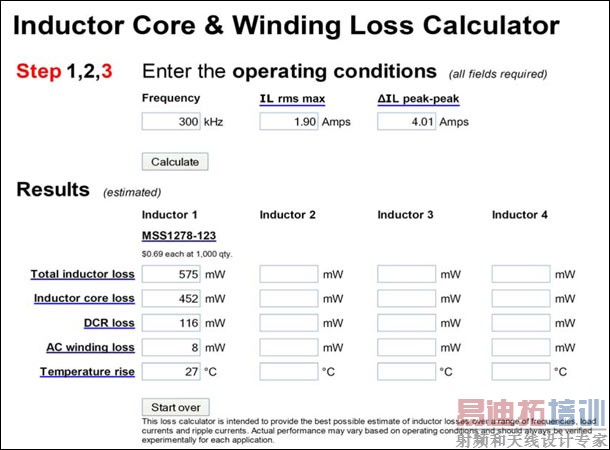 ͼ10. ����¶ȵ���������������Coilcraft&reg;�ṩ��
