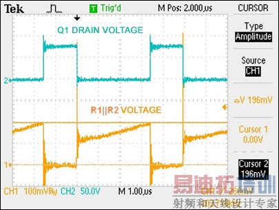 ͼ6. ����MOSFET�ĵ�ѹ�ͼ�������ĵ�ѹ