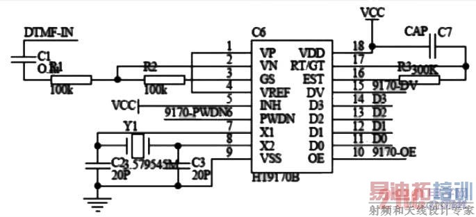 HT9170B 电路图