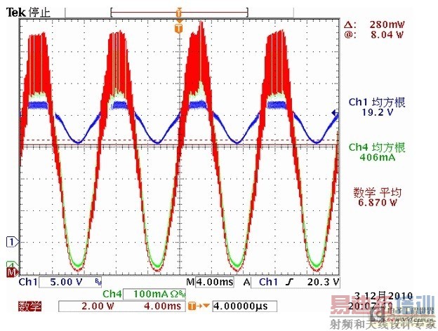 ��������մɵ��ݣ�22uF X 2��ʱ�ĵ�������ѹ����