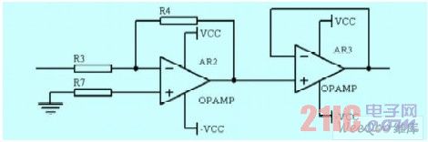 二级放大和阻抗变换电路