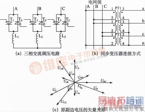 ���ཻ����ѹ��·��ͬ����ϵ